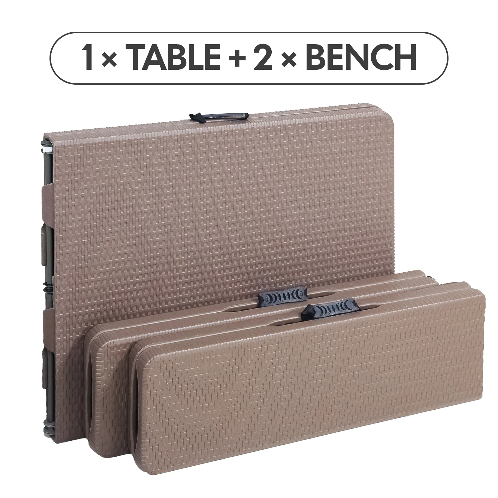 Set Table Pliante 180cm + 2 Bancs – Image 6
