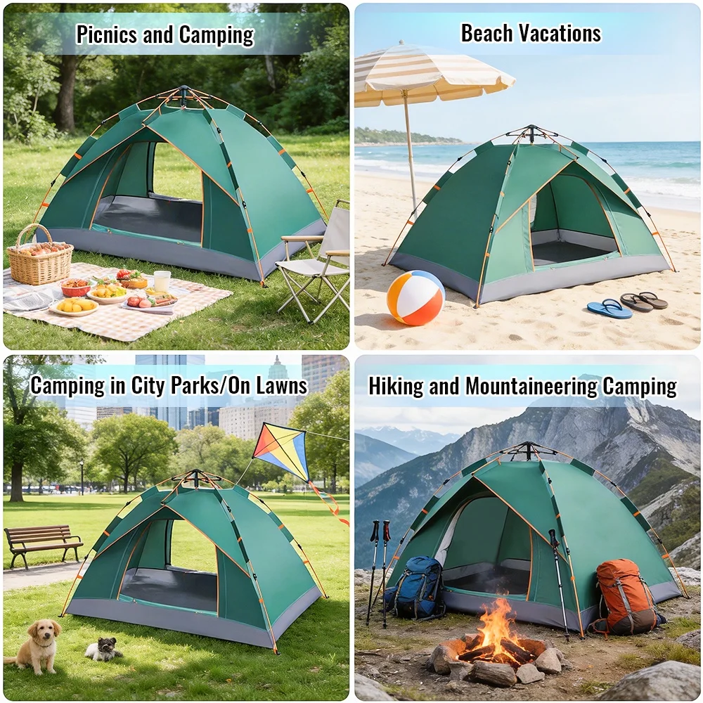 Tente camping 2 personnes pop-up 3s – Image 9