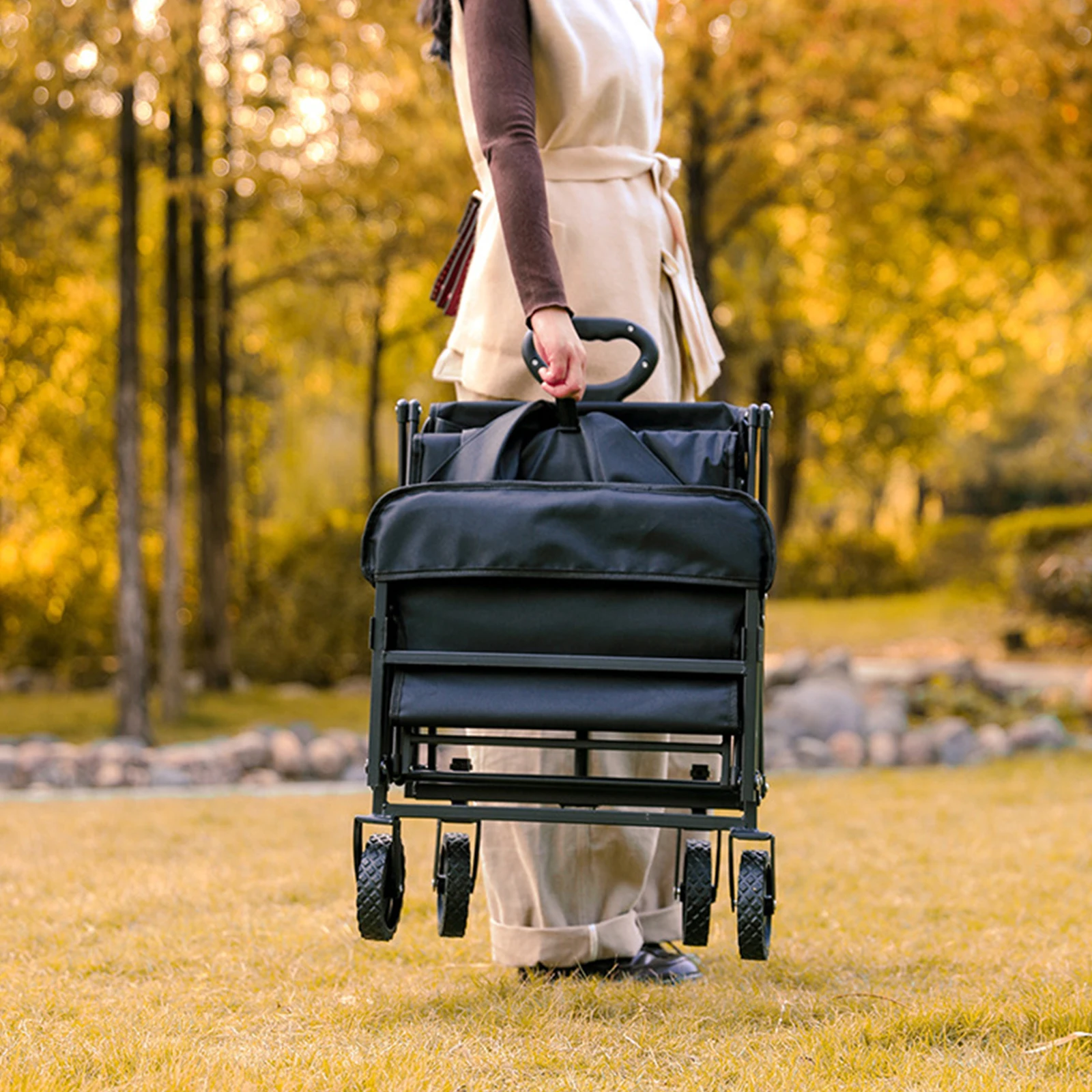 Chariot de camping 12,7-17,8cm Pliable et portable – Image 12