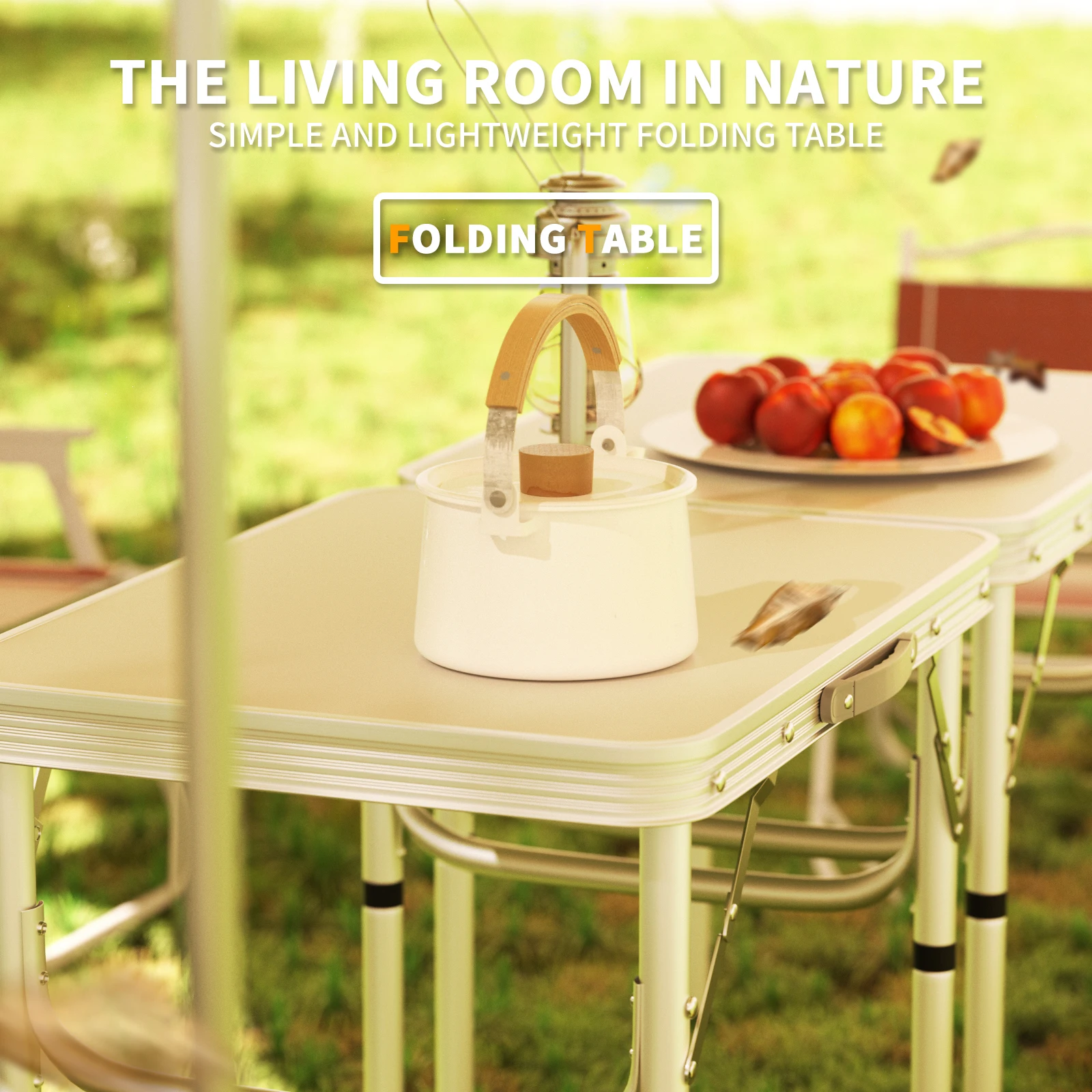 Table de pique-nique pliante en plein air – Image 6