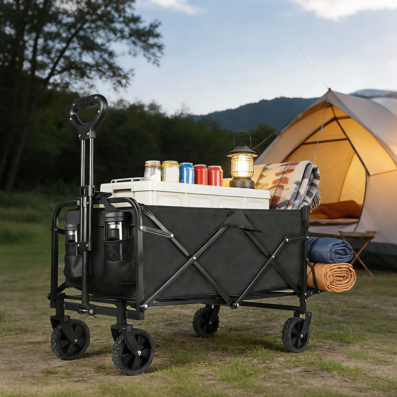Chariot de camping 12,7-17,8cm Pliable et portable – Image 6