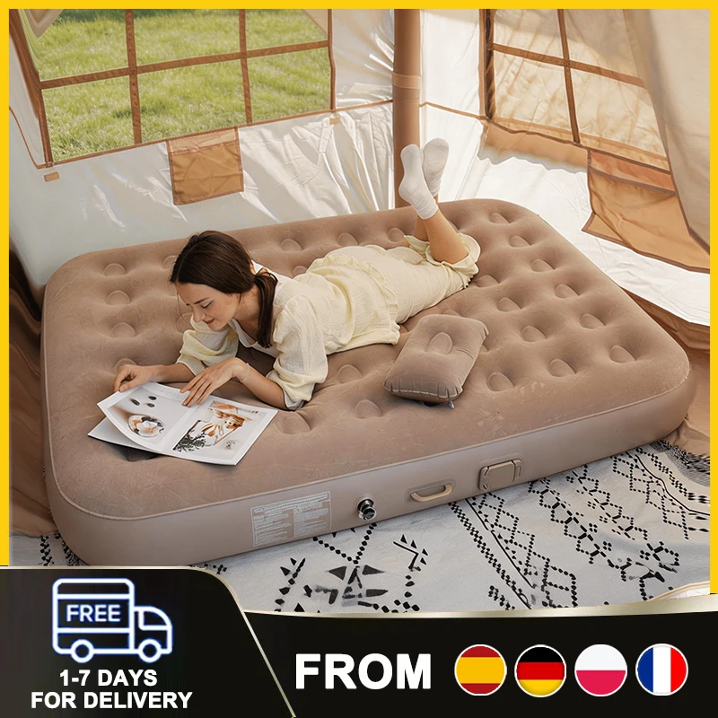 Matelas de camping auto-gonflant multi usage avec coussin fourni