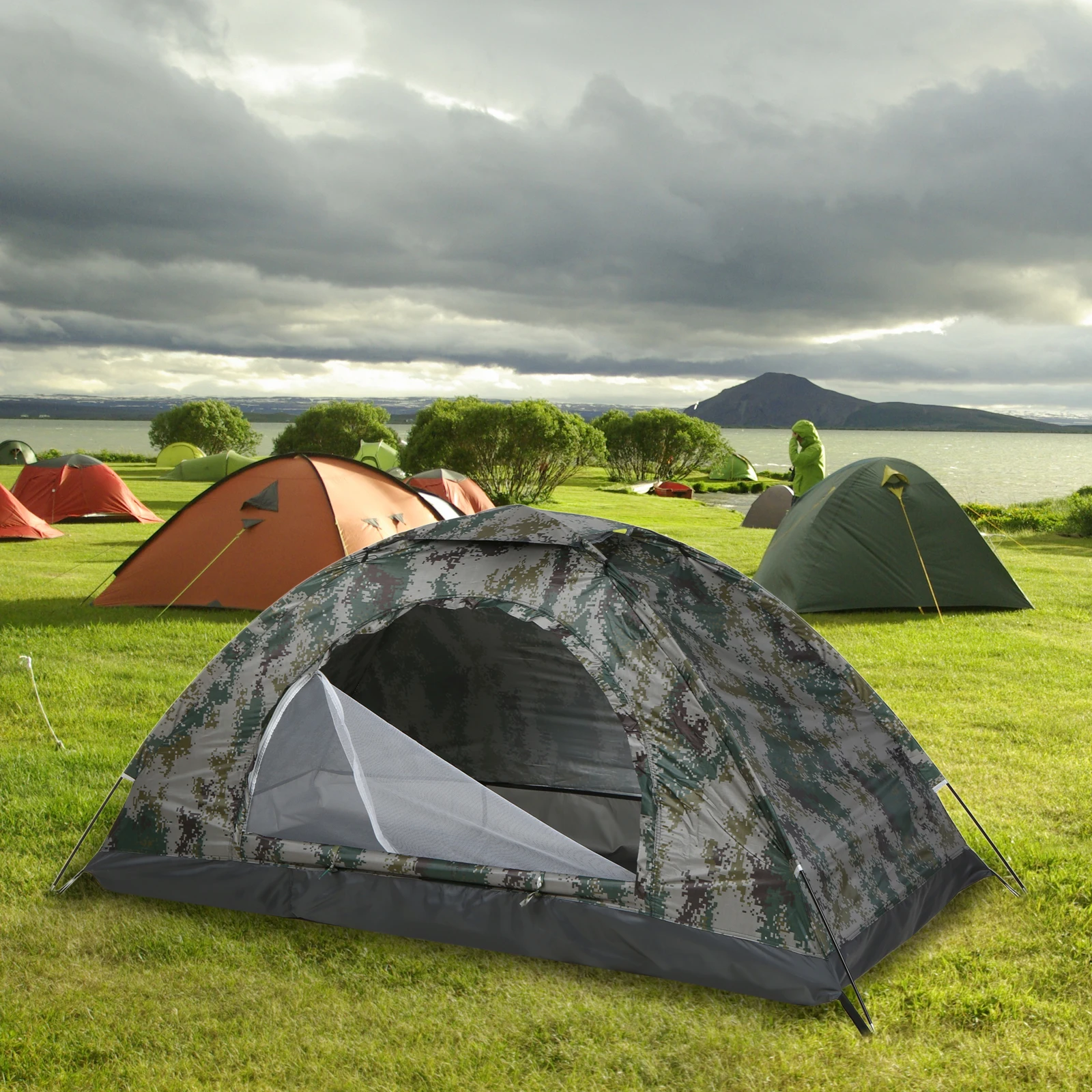 tente Camping version1 ou 1/2 places ultralégère Tomshoo –