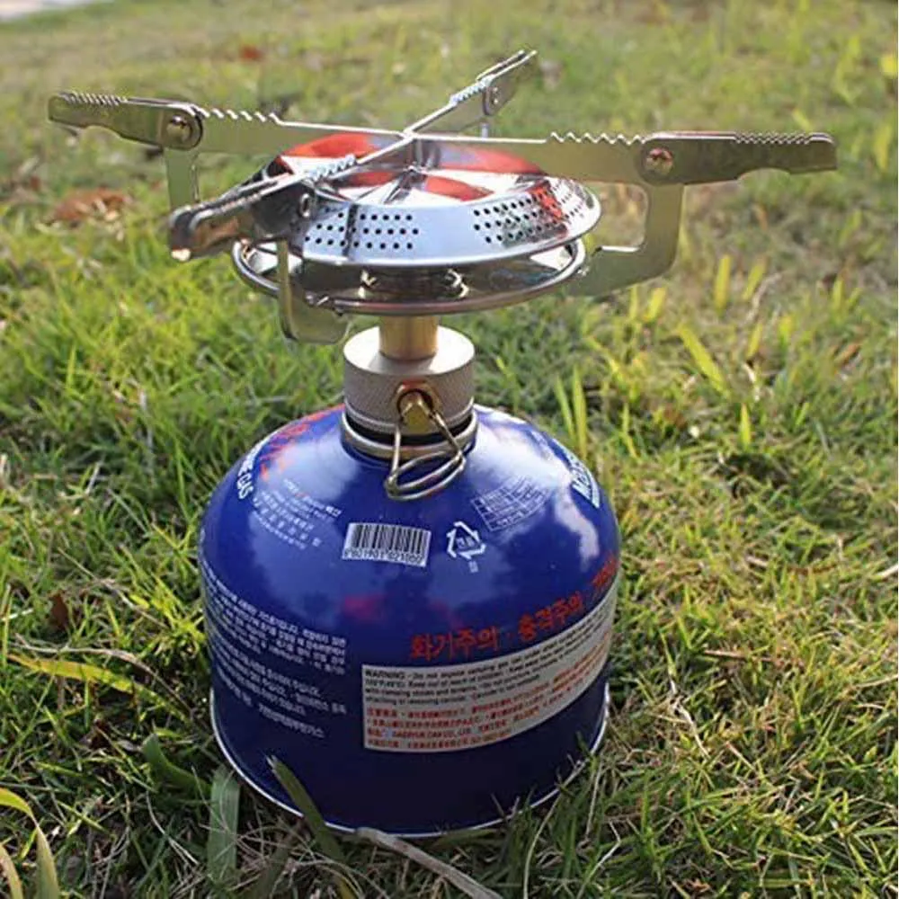 Cuisinière à gaz de Camping adapter pour les petites bouteilles de gaz – Image 4
