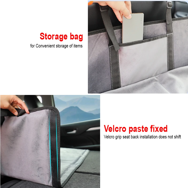 Matelas de voyage pliable Voiture (non gonflable) Matelas extra long Couple Tapis de véhicule Lit de camping de voiture Pour SUV Tesla Model Y/3 – Image 5