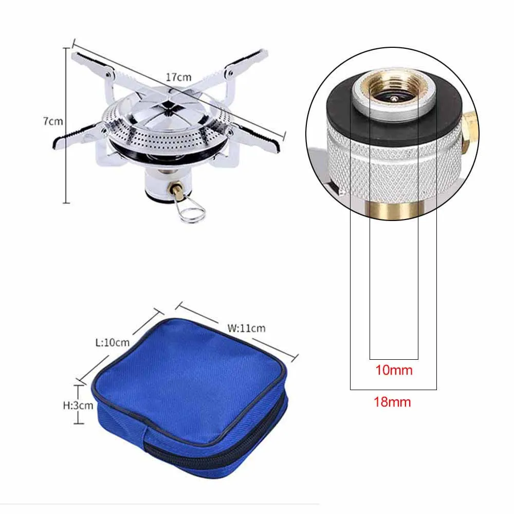 Cuisinière à gaz de Camping adapter pour les petites bouteilles de gaz – Image 3