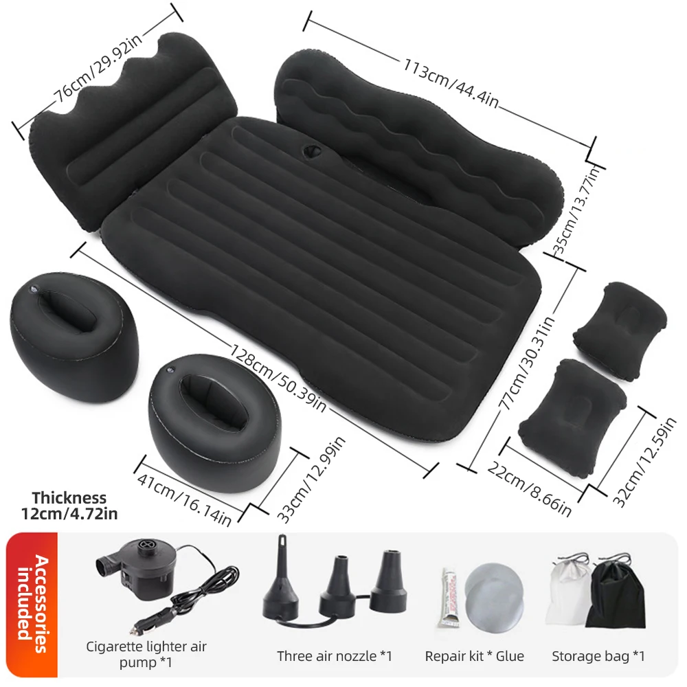 Matelas gonflable voiture type SUV pour siège arrière – Image 6