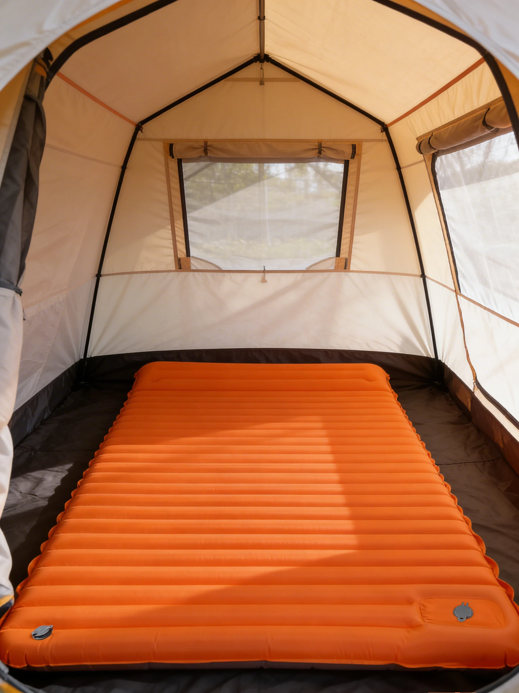 Matelas camping 2 personnes auto-gonflant extra épais de 10cm – Image 10