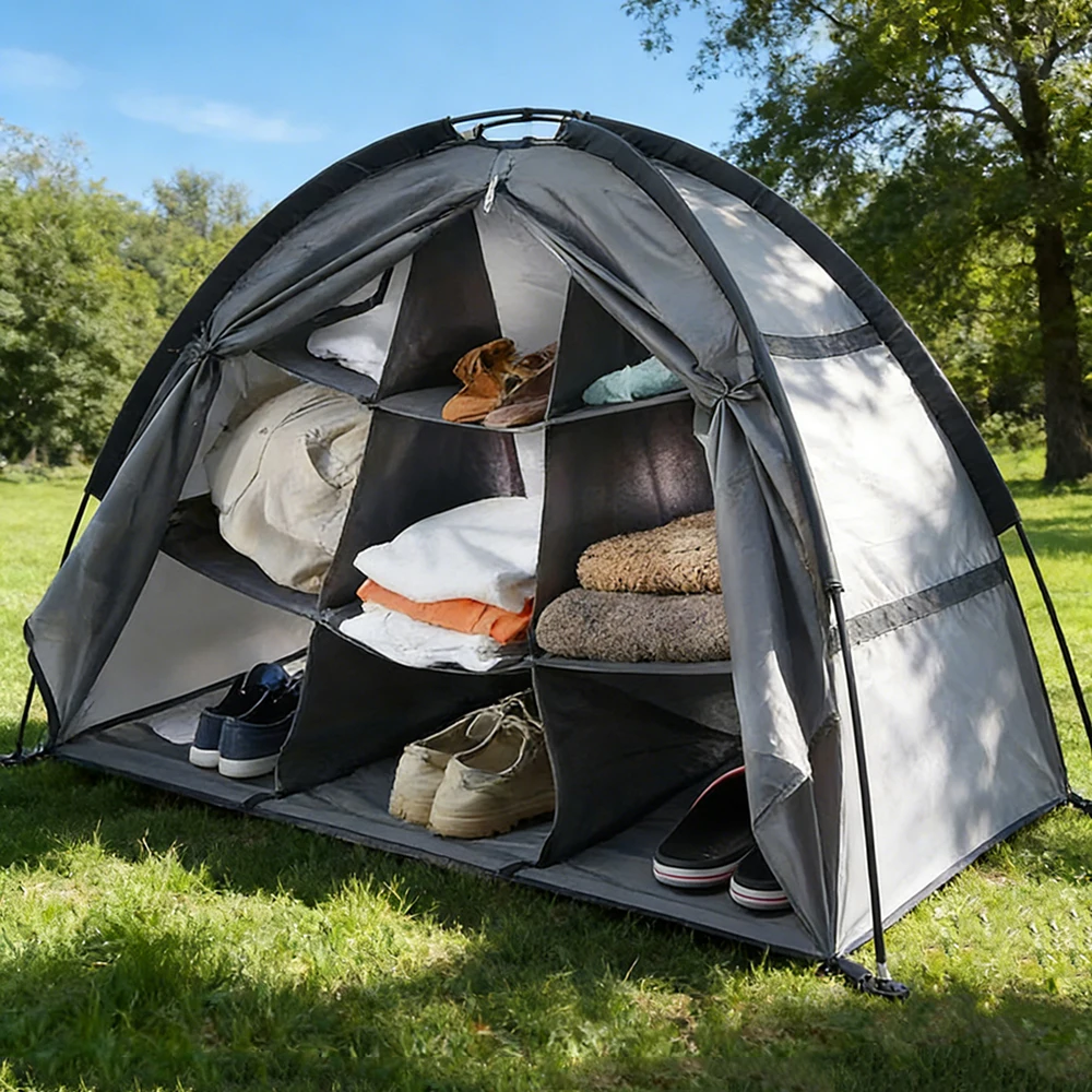 tente de rangement petit format pratique et legère camping déplacement