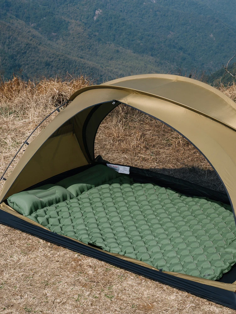 Matelas autogonflant ultraléger double extra large camping – Image 16