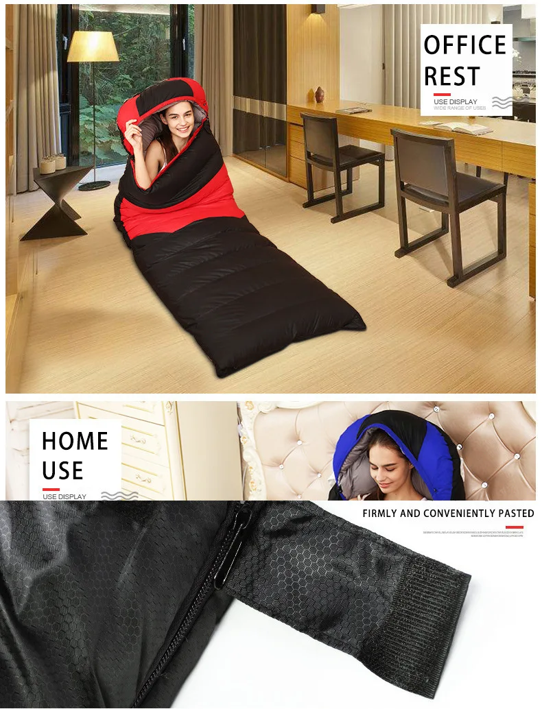 Sac de couchage avec sac à dos imperméable, en coton léger – Image 27