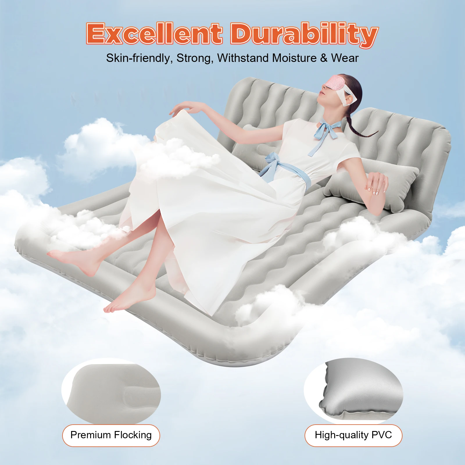 Matelas gonflable avec pompe à air – Image 5