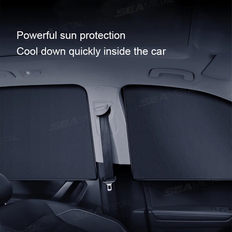 Pare soleil réfléchissant magnétiques pour voiture – Image 5