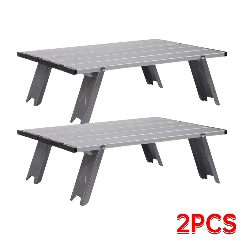 Table de camping ultralégère pliable, mini-table portable en aluminium – Image 12