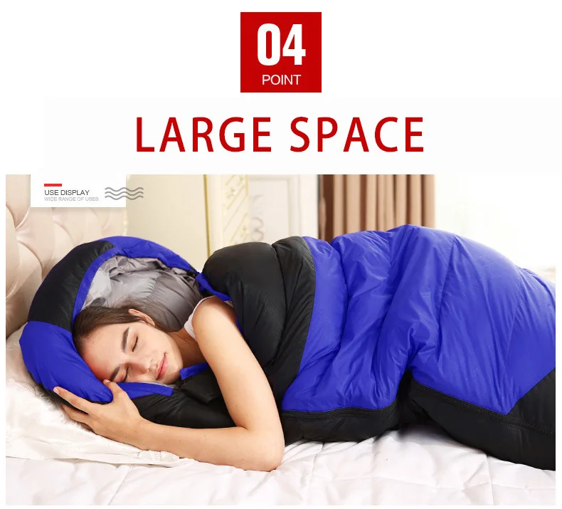 Sac de couchage avec sac à dos imperméable, en coton léger – Image 26