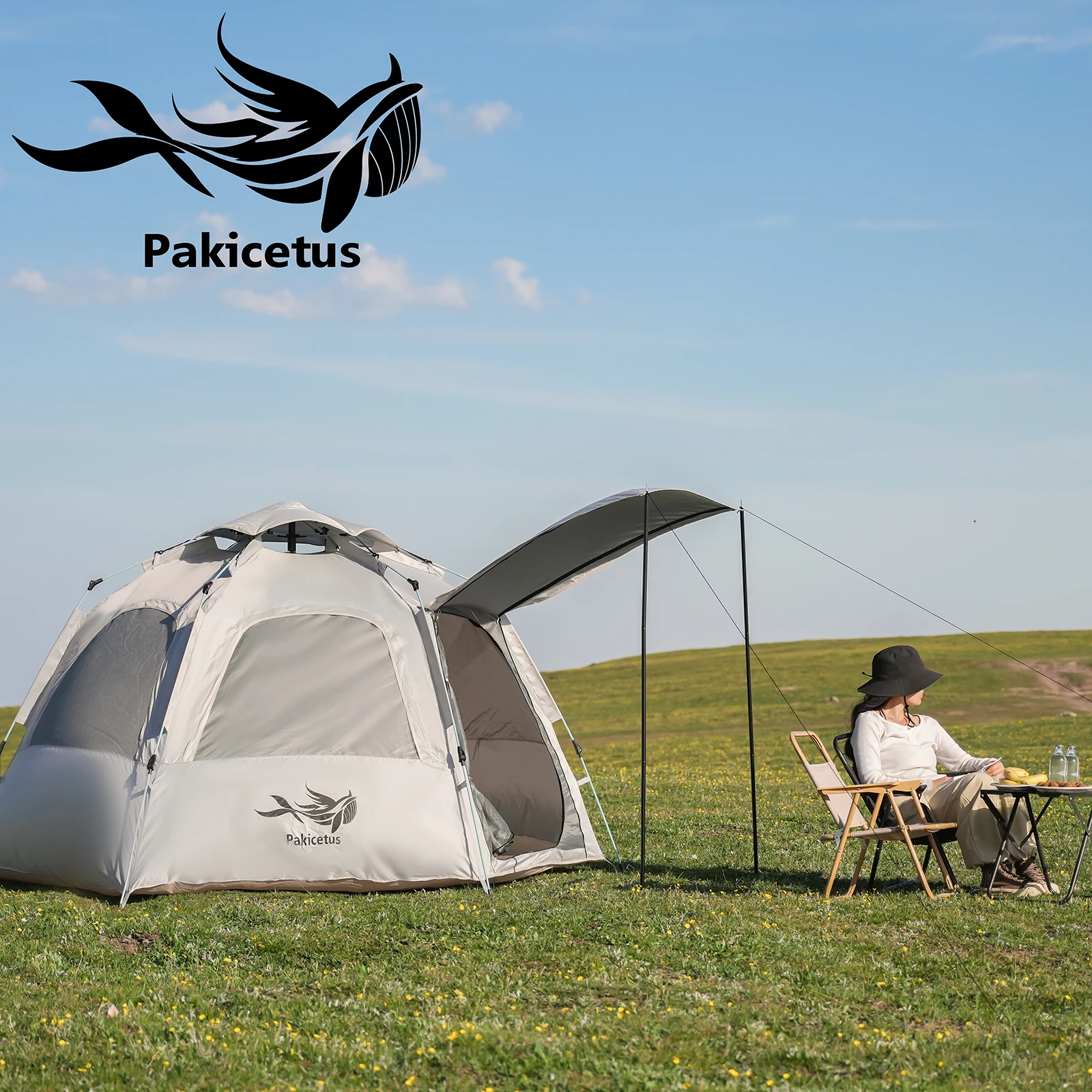 Tente Camping 1/2 et 3/4 personnes, tente Pop-Up montage facile