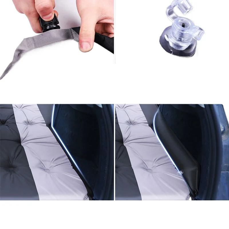 Matelas gonflable automatique SUV Tapis de sommeil de coffre de voiture Pliable – Image 2