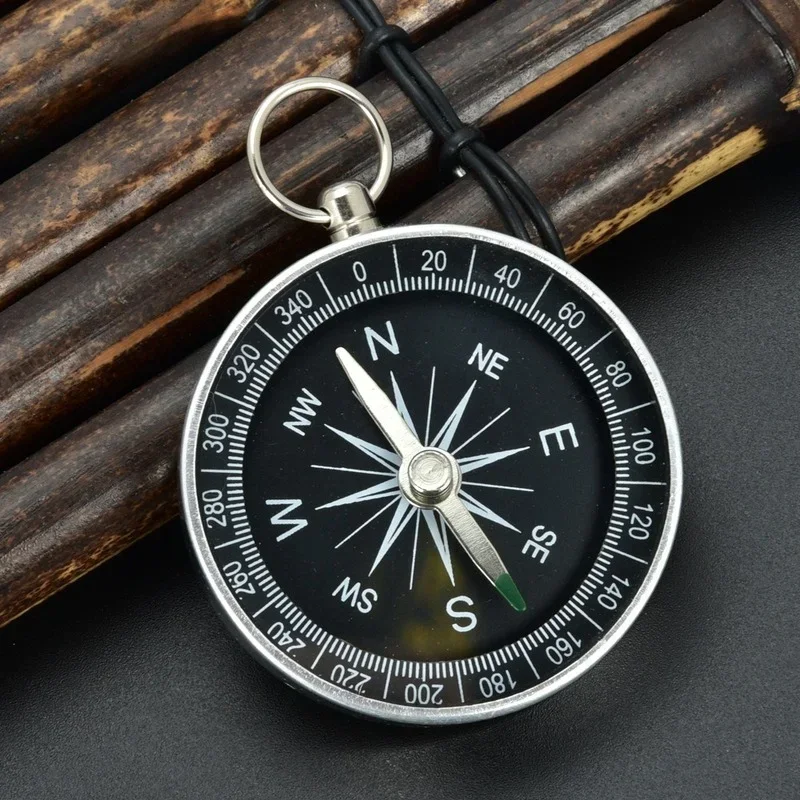 Boussole de survie portable en aluminium