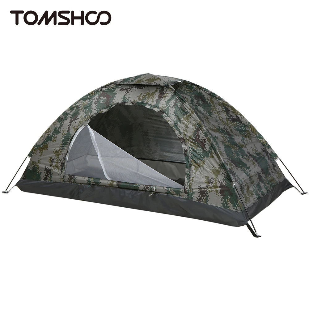 tente Camping version1 ou 1/2 places ultralégère Tomshoo – – Image 2