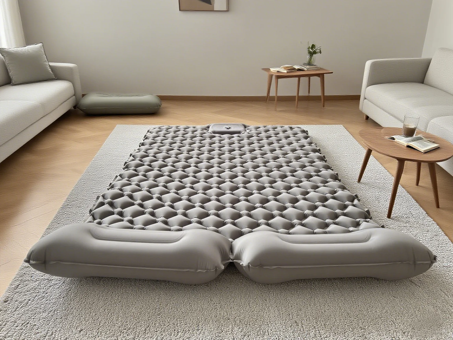 Matelas autogonflant ultraléger double extra large camping – Image 14