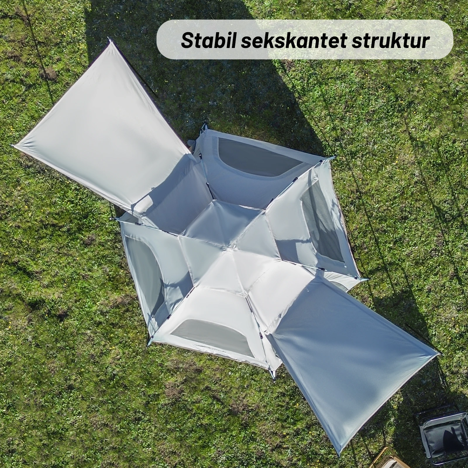 Tente Camping 1/2 et 3/4 personnes, tente Pop-Up montage facile – Image 11