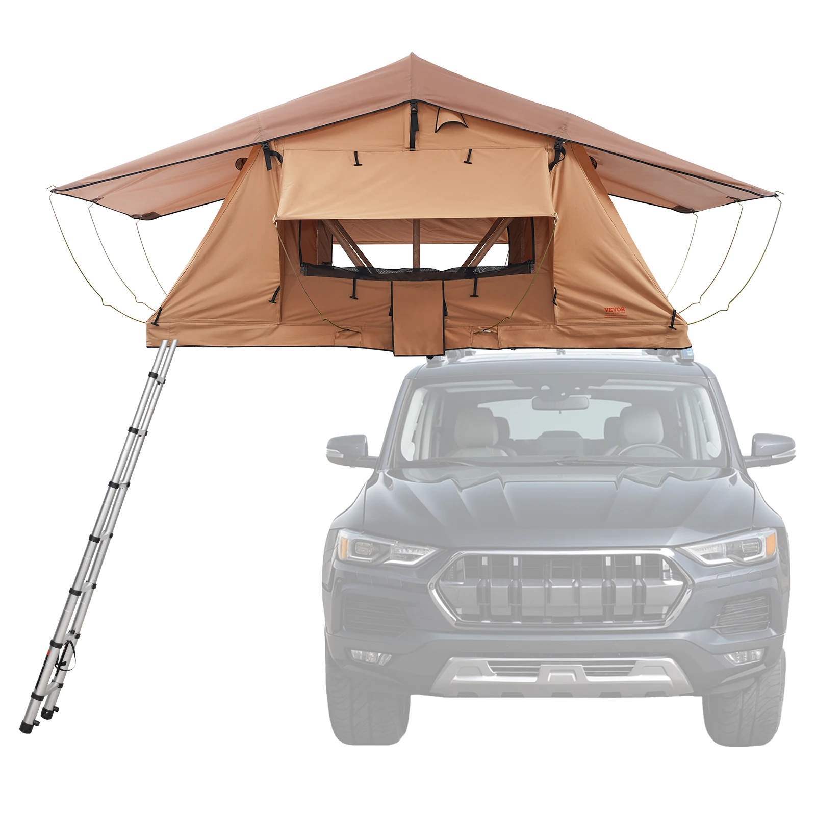 Tente de toit rigide 1/2 personnes (échelle Matelas Sac pour Jeep SUV Van Pickup)