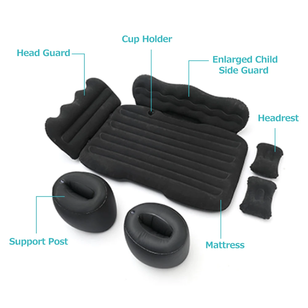 Matelas gonflable voiture type SUV pour siège arrière – Image 4
