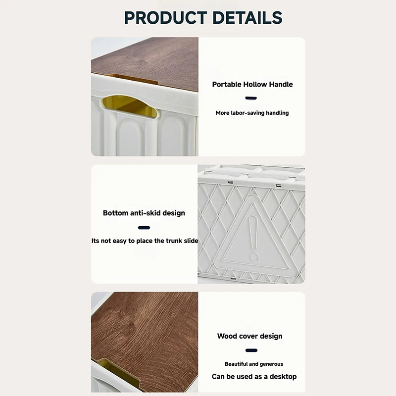 Boîte de rangement pliable 20-30-50L pique-nique – Image 5
