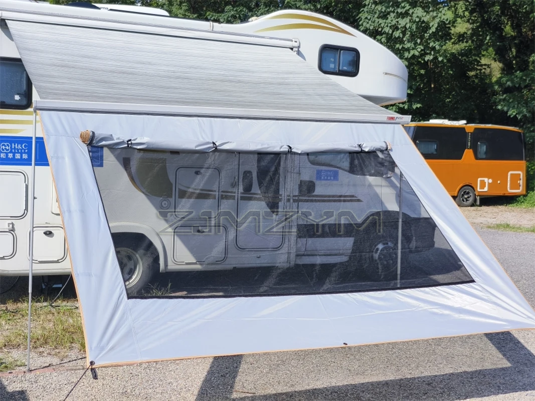 Auvent latéral AVEC fenêtre et store pour camping-car, ANTI UV, caravane, camping-car,