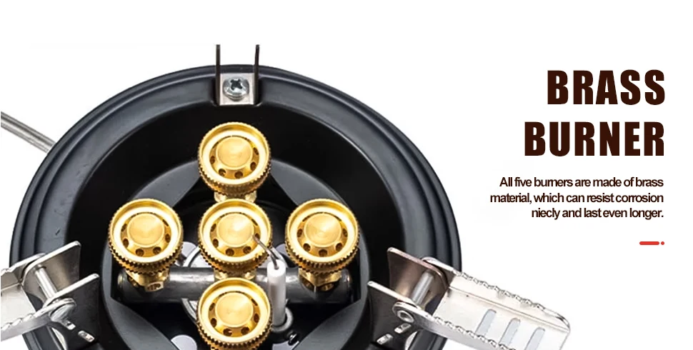 Cuisinière gaz Portable Camping haute pression extérieure – Image 13