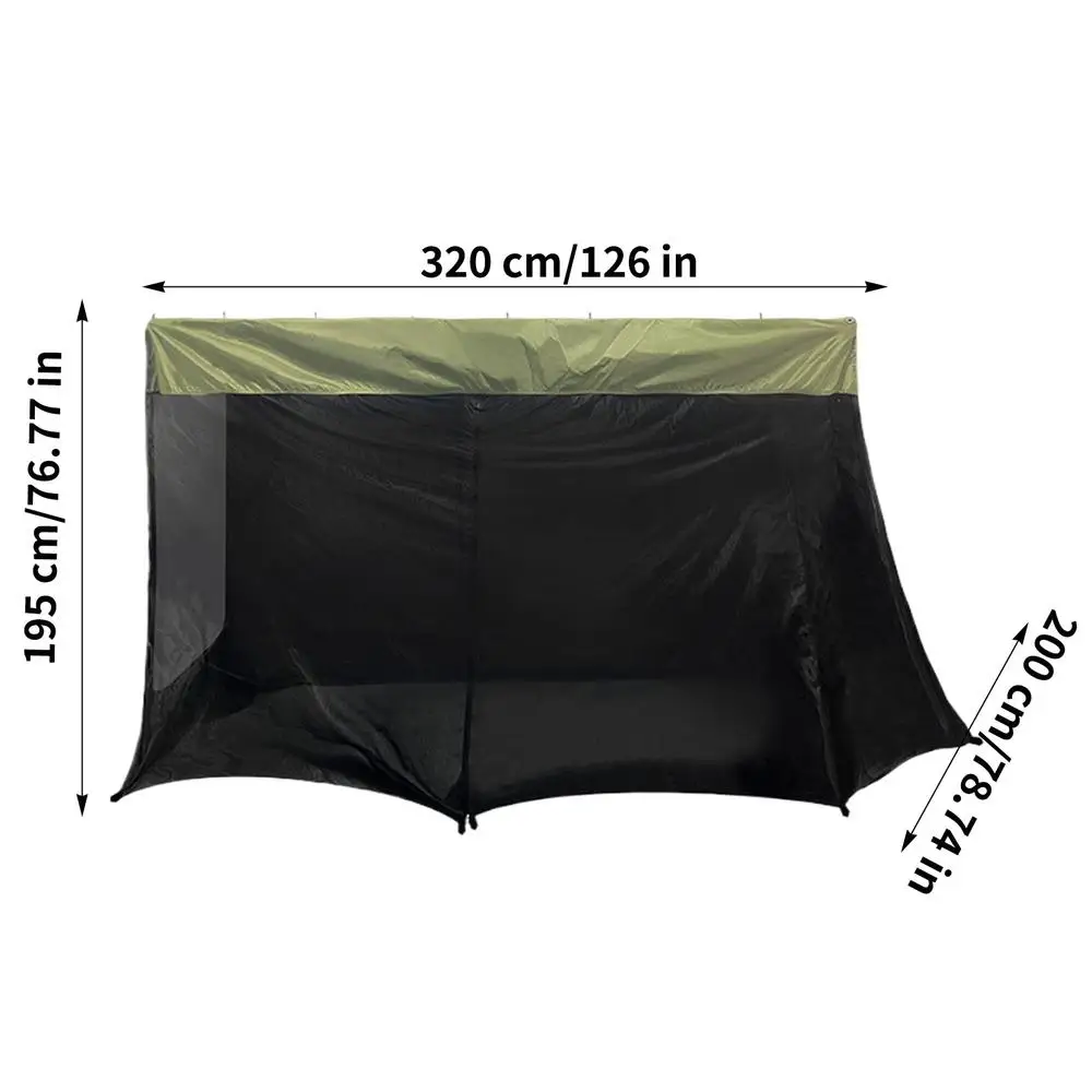 Tente coffre voiture, moustique étanche, anti-UV 320x200x195cm – Image 8