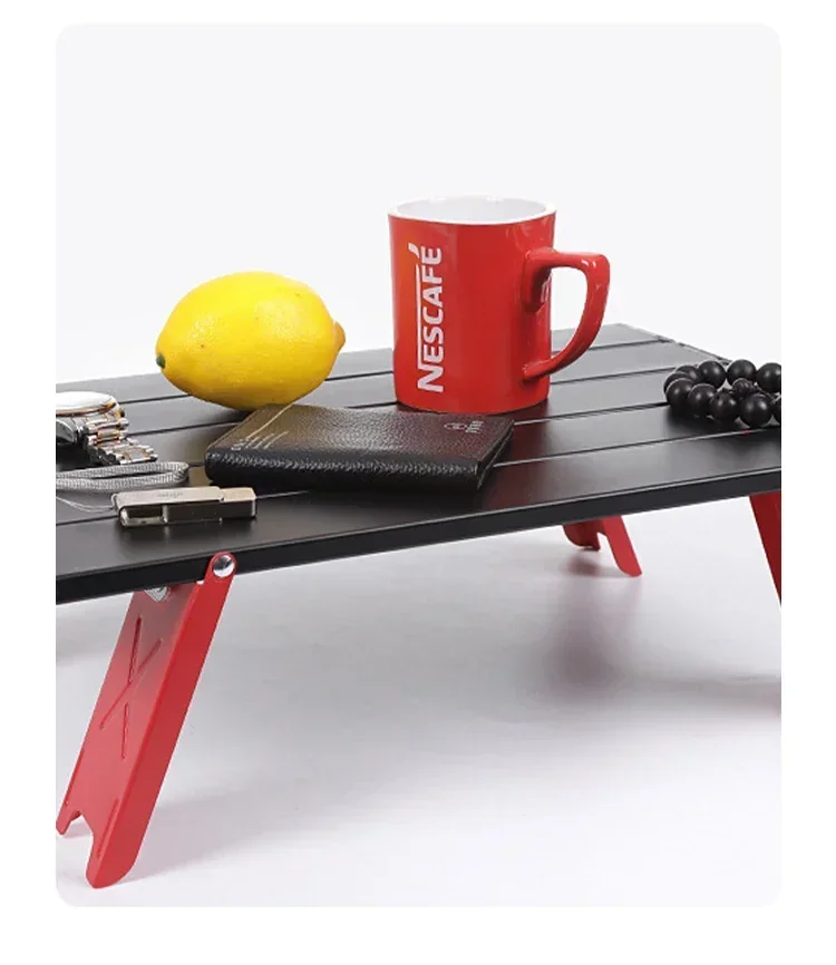 Table de camping ultralégère pliable, mini-table portable en aluminium – Image 29