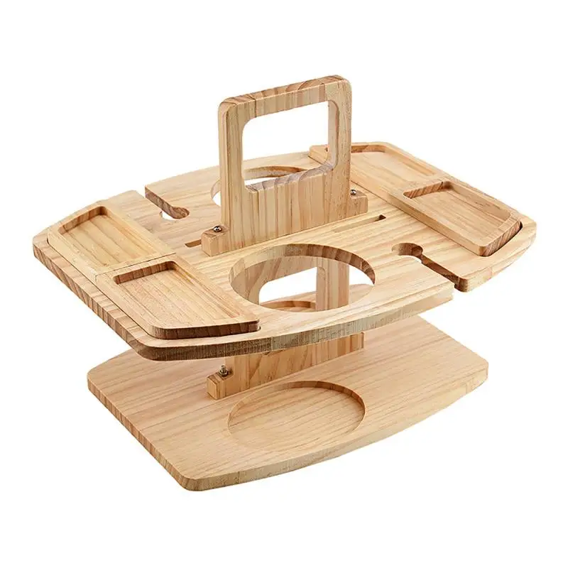 Table pliante portable en bois pour l'extérieur – Image 13