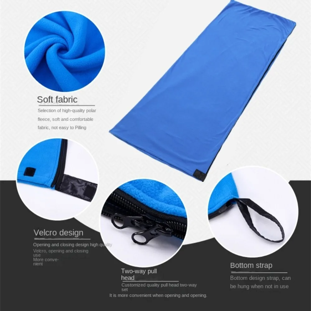 Sac de couchage portable en polaire doux, ultra-lége – Image 26
