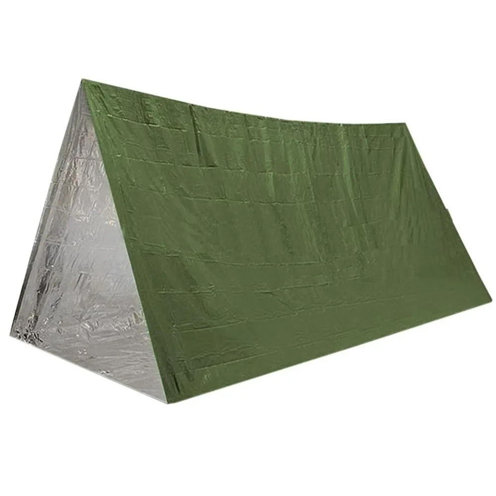 Tente de survie 1/2 personnes, sac de couchage, abri anti-séisme, couverture thermique imperméable – Image 7