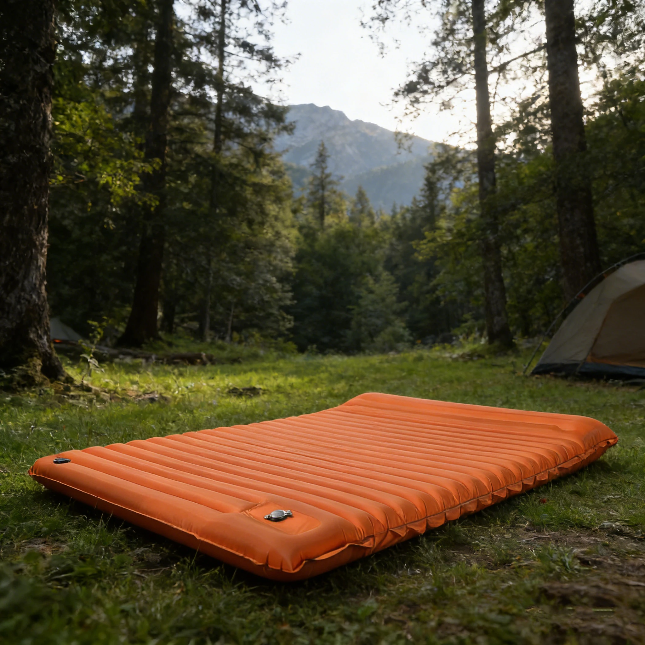 Matelas camping 2 personnes auto-gonflant extra épais de 10cm – Image 12