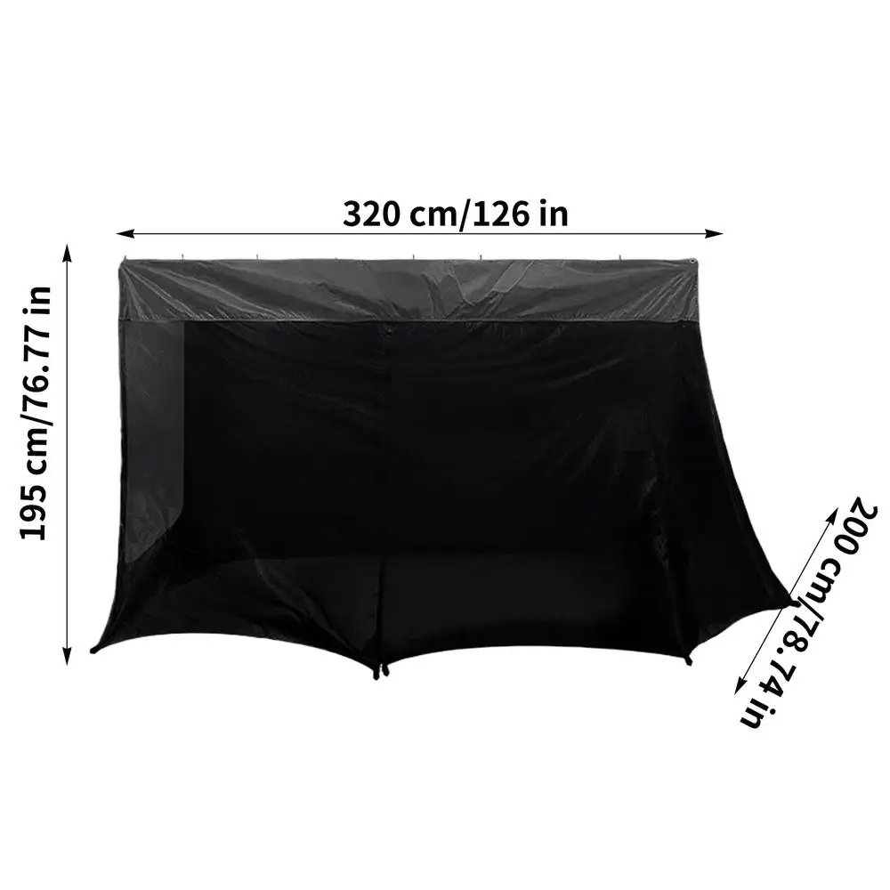 Tente coffre voiture, moustique étanche, anti-UV 320x200x195cm – Image 7