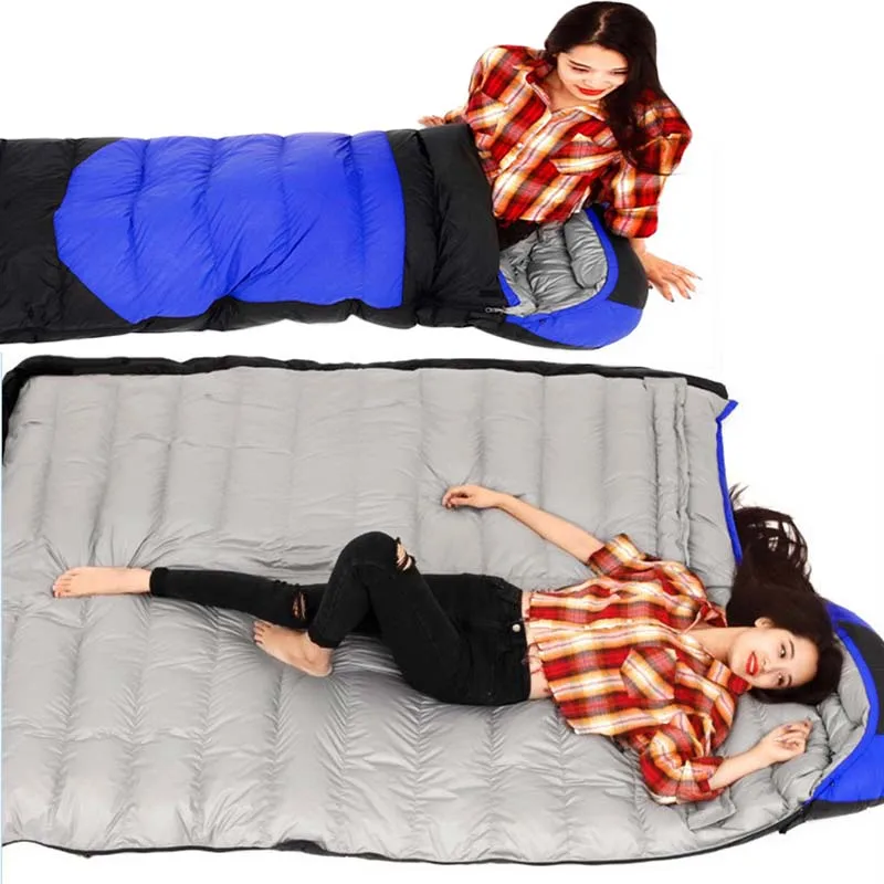 Sac de couchage avec sac à dos imperméable, en coton léger – Image 2