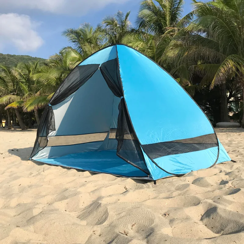 tente de plage plein ait aerée et moustiquaire 1/2 personnes
