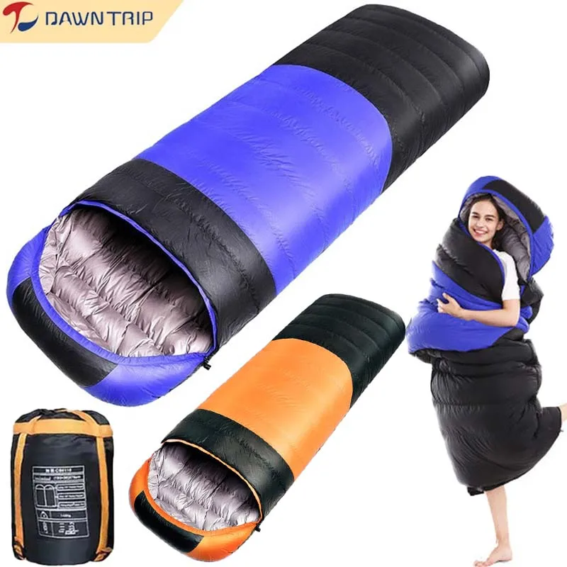 Sac de couchage avec sac à dos imperméable, en coton léger