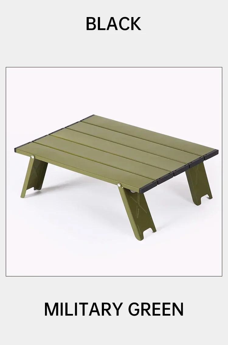 Table de camping ultralégère pliable, mini-table portable en aluminium – Image 25