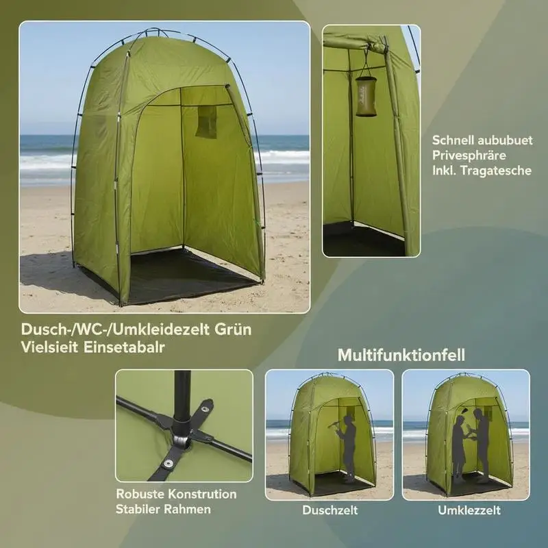 Tente d'intimité grande dimension 130X130X210 cmde luxe XXL – Image 6