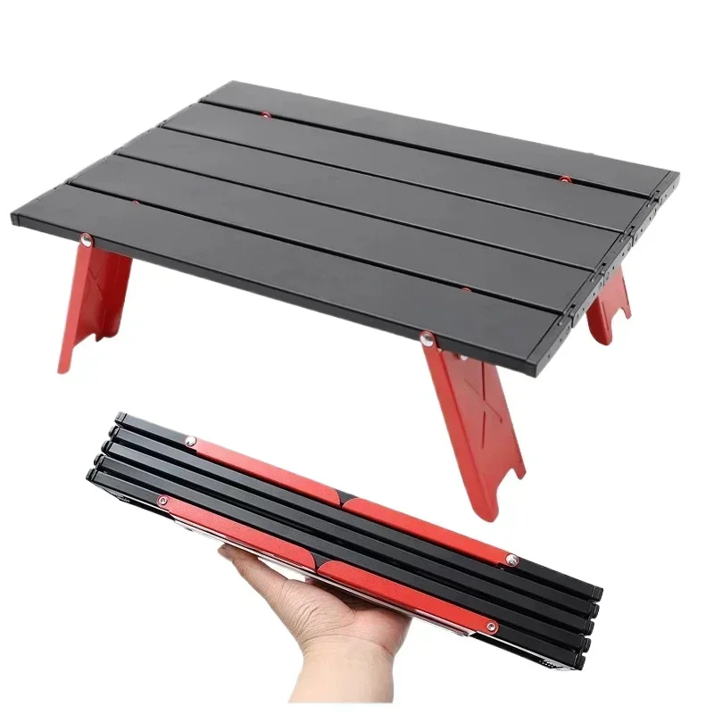 Table de camping ultralégère pliable, mini-table portable en aluminium – Image 3