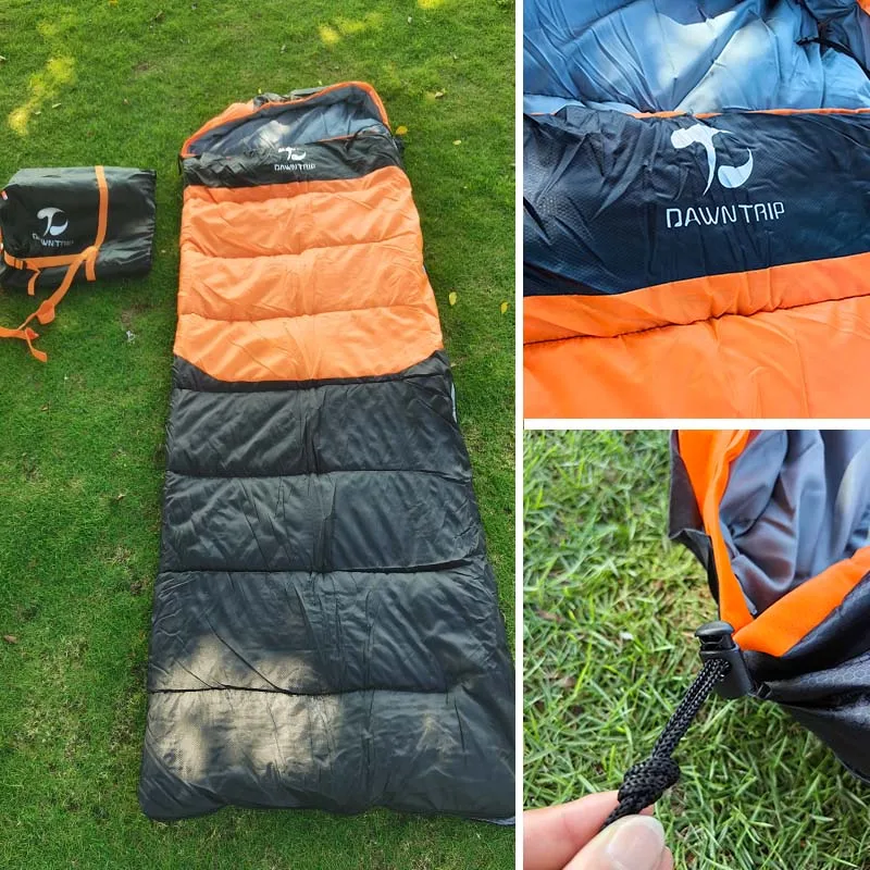 Sac de couchage avec sac à dos imperméable, en coton léger – Image 6
