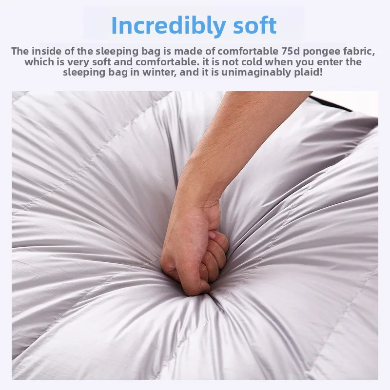 Sac de couchage avec sac à dos imperméable, en coton léger – Image 18