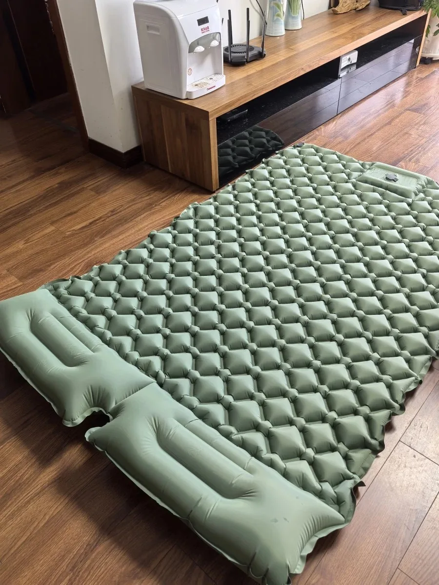 Matelas autogonflant ultraléger double extra large camping – Image 15