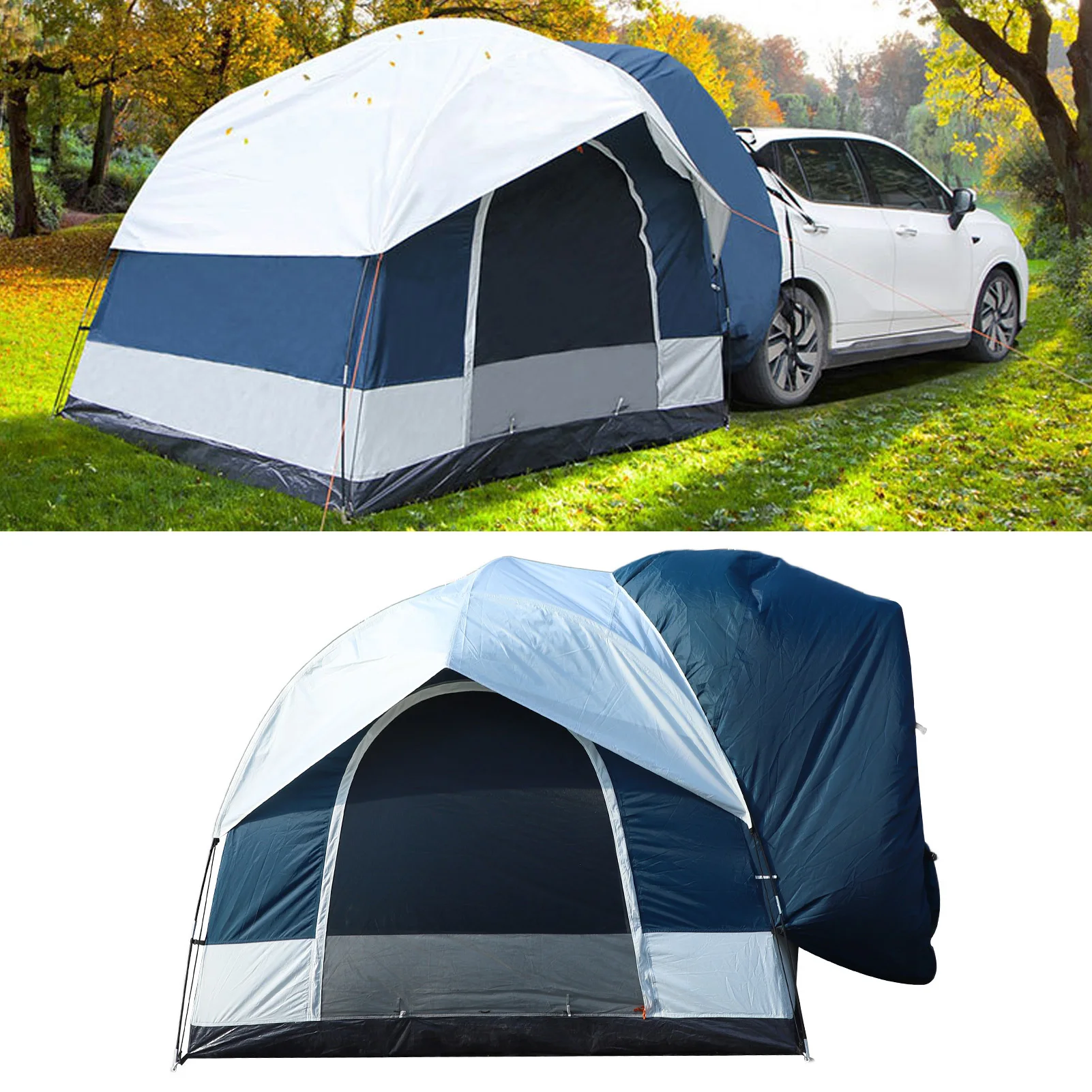 tente de coffre 210D Oxford Car Tail Camping 3/4personnes