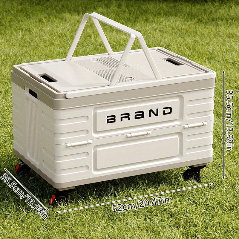 Boîte rangement pliable avec roues et poignet de tractage – Image 8