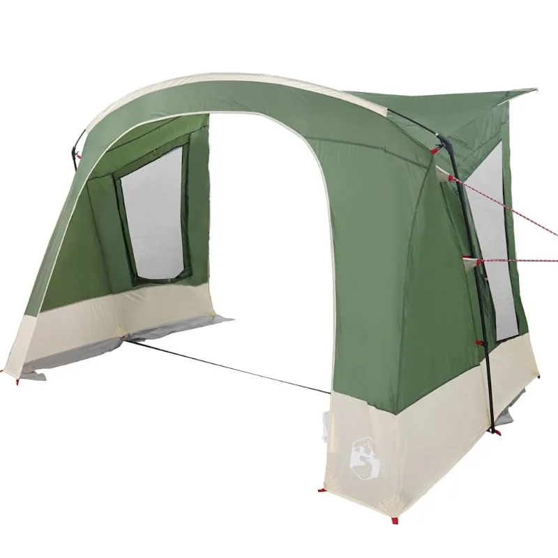 5-Person Caravan Tent with Green Roof 410 X 275 X 245 cm Suitable for Outdoor Use – Image 6