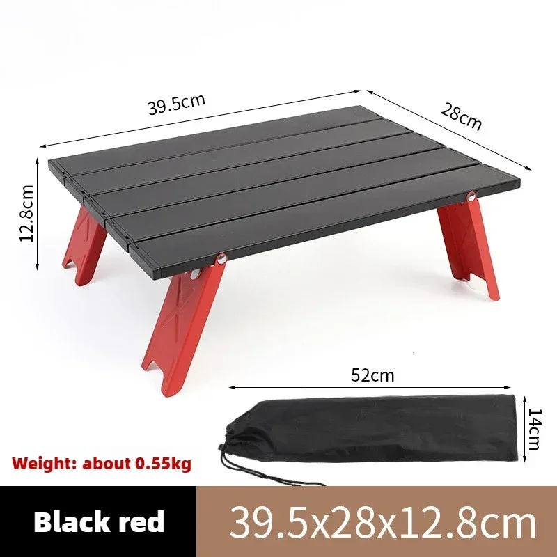Table de camping ultralégère pliable, mini-table portable en aluminium – Image 9